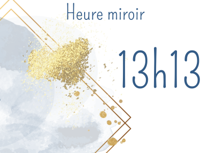 Heure miroir 13h13
